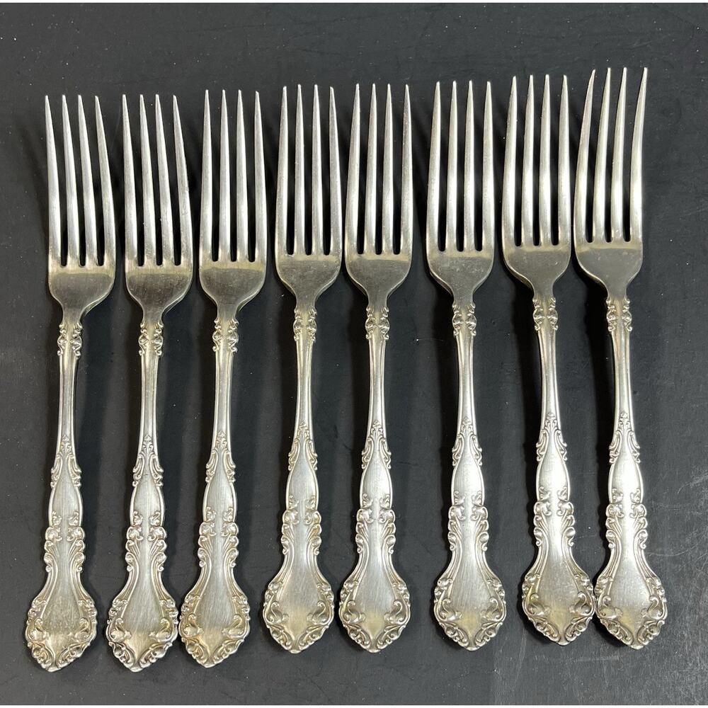 08 Silver-plate Rogers & Bro Forks Victorian Design
